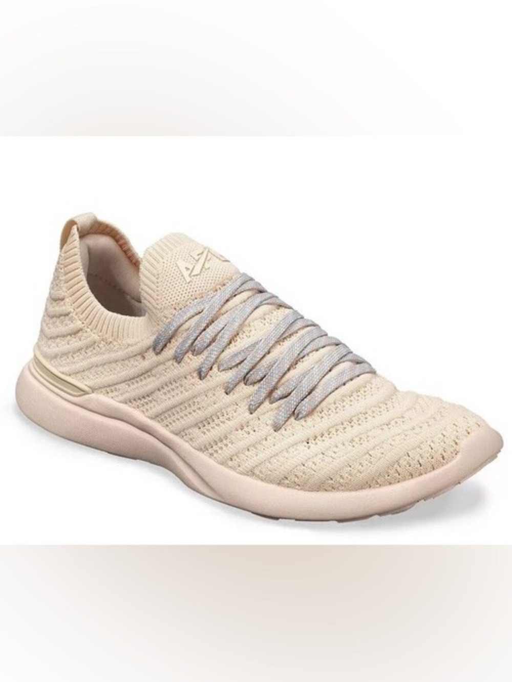 APL Women's Techloom Wave Sneakers ivory fly knit comfortable ivory walking